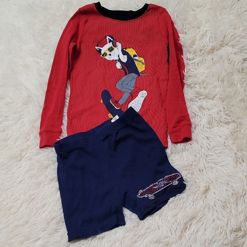Joe Fresh, Red and Black Toddler Pajama's, Boy's, Size 5